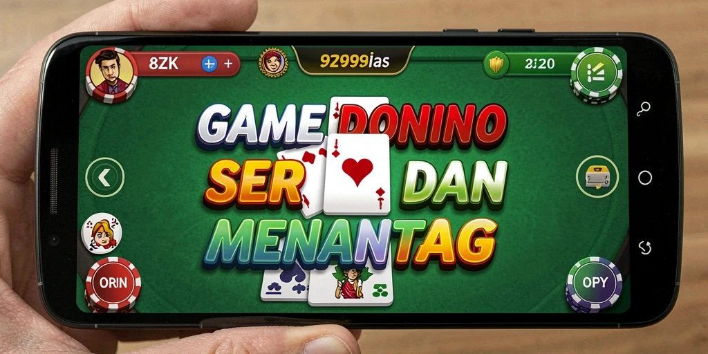 Tampilan seru gameplay 8ZK dalam permainan Domino.
