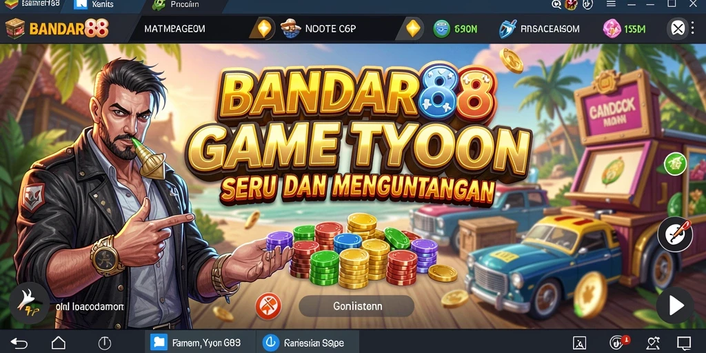 Tampilan utama gameplay BANDAR88 yang menarik dan penuh tantangan.