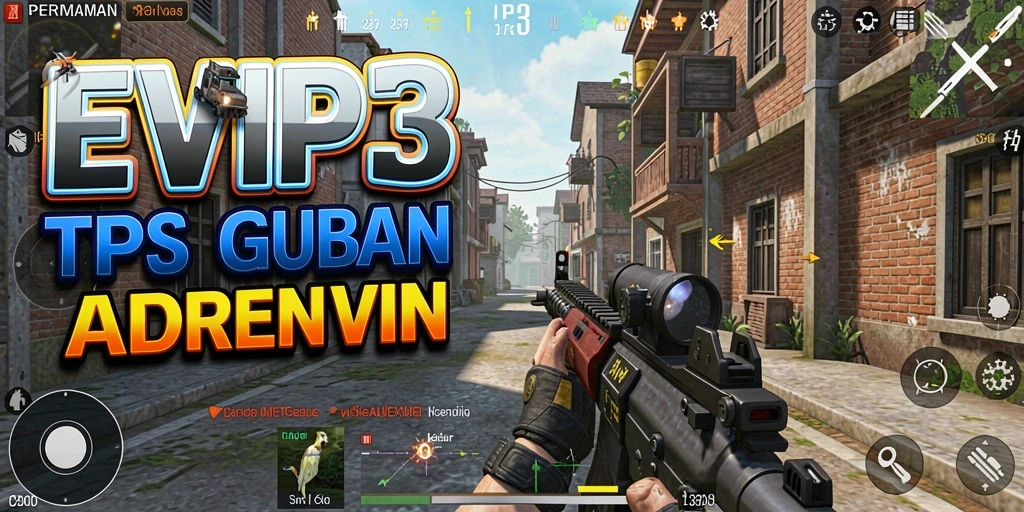 Gameplay mendebarkan di <strong>EVIP3</strong> dengan aksi tembak-menembak seru.