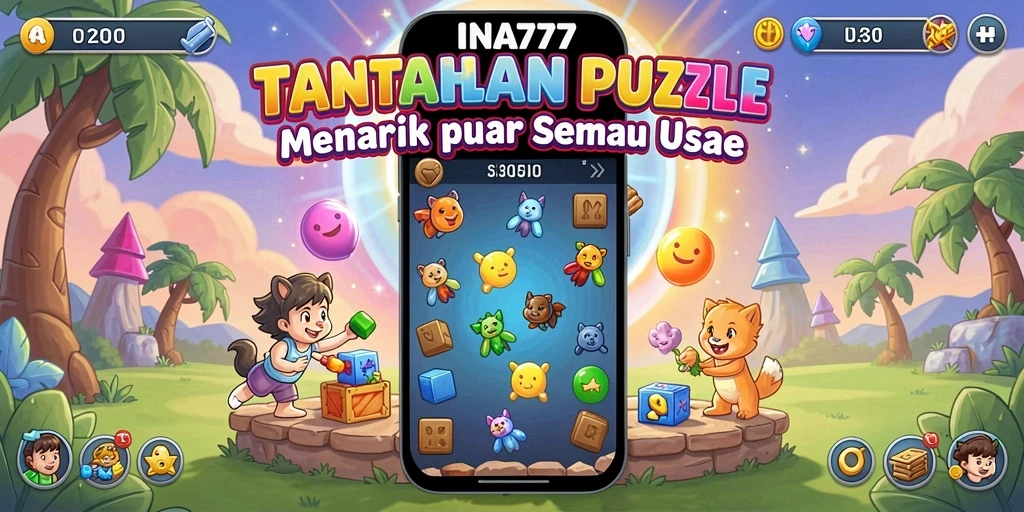 Tampilan gameplay menarik dari game Puzzle INA777.