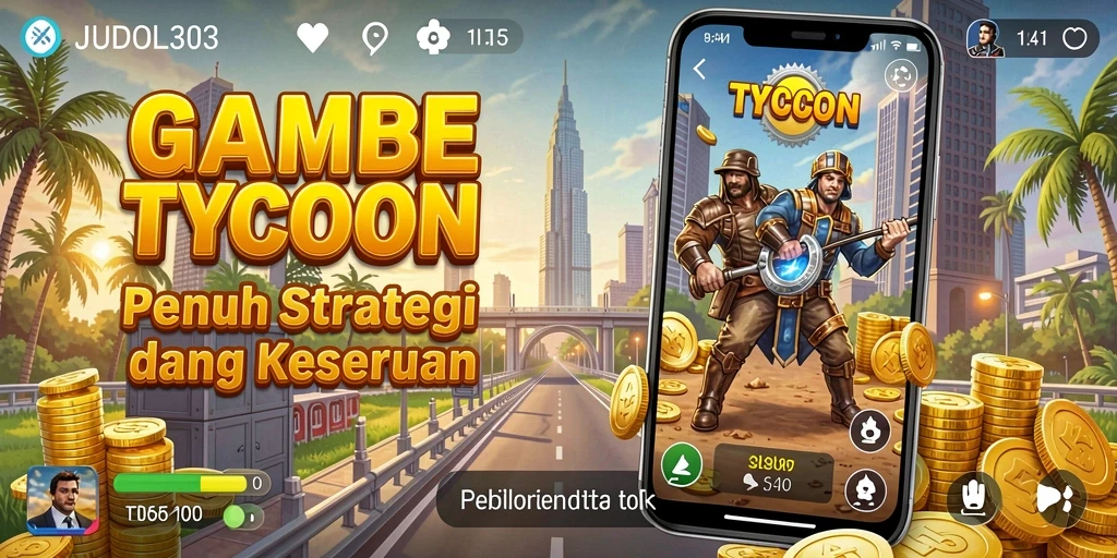 Gameplay seru JUDOL303 dengan elemen Tycoon yang mendebarkan.