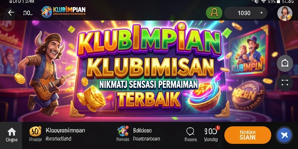 Screenshot gameplay Slot KLUBIMPIAN yang menarik dan penuh warna.
