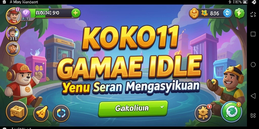Tampilan gameplay KOKO11 yang menarik dengan karakter beraksi.