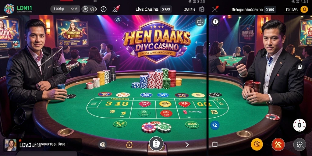 Gameplay menarik LDN11 dalam suasana Live Casino.