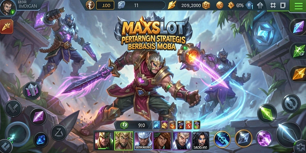 Tampilan gameplay seru di arena MAXSLOT yang penuh strategi.