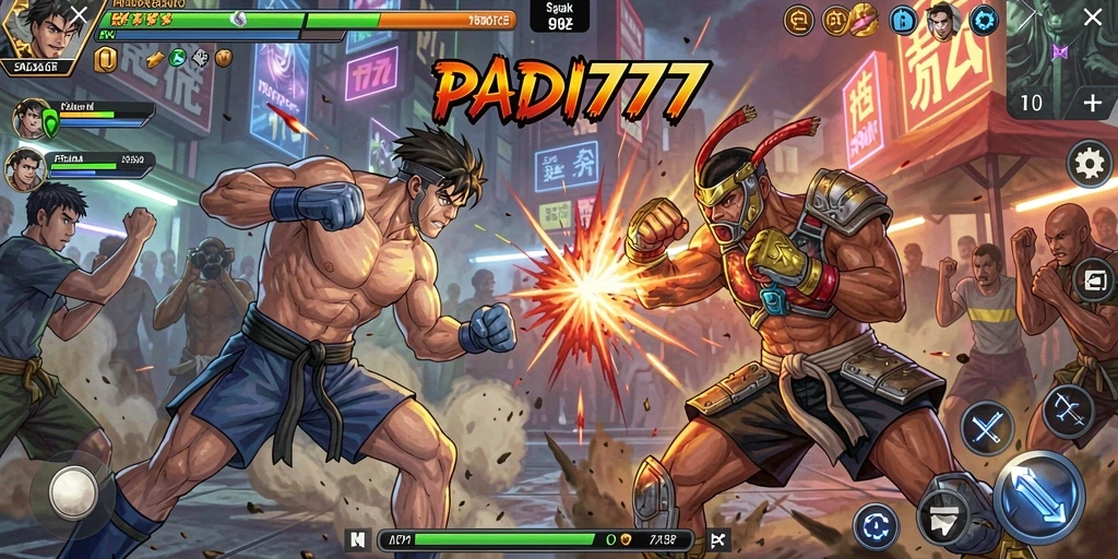 Tampilan gameplay PADI777 yang menegangkan dan penuh aksi.