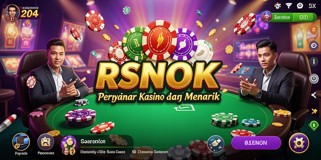 Screenshot gameplay RSNOK menampilkan aksi seru di meja permainan Kasino.