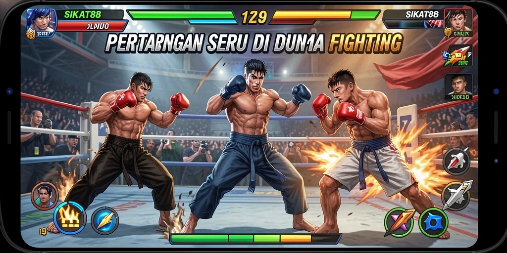 Gameplay menarik dengan pertarungan yang mendebarkan di SIKAT88.