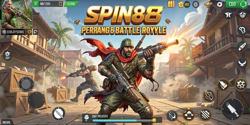 Tampilan gameplay SPIN88 yang intens dan mendebarkan.