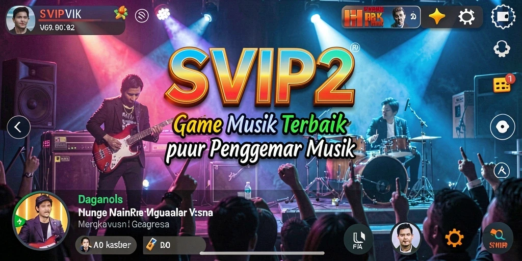 Tangkapan layar gameplay <strong>SVIP2</strong> menampilkan pengalaman musik yang seru dan interaktif.
