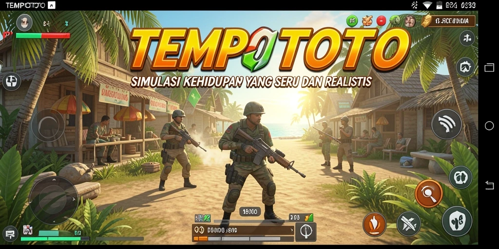 Gameplay seru di TEMPOTOTO dengan berbagai aktivitas interaktif.