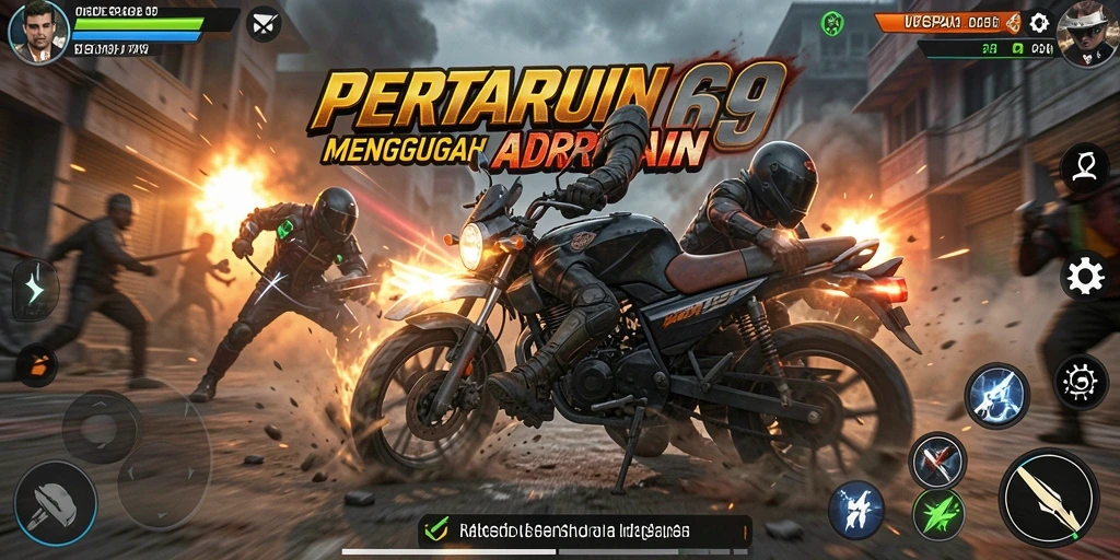 Gameplay VESPA69 yang seru dalam pertarungan Fighting.