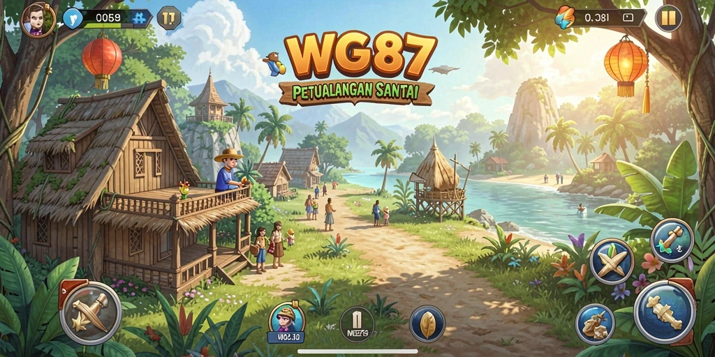 Screenshot permainan WG87 menunjukkan gameplay santai yang menghibur.