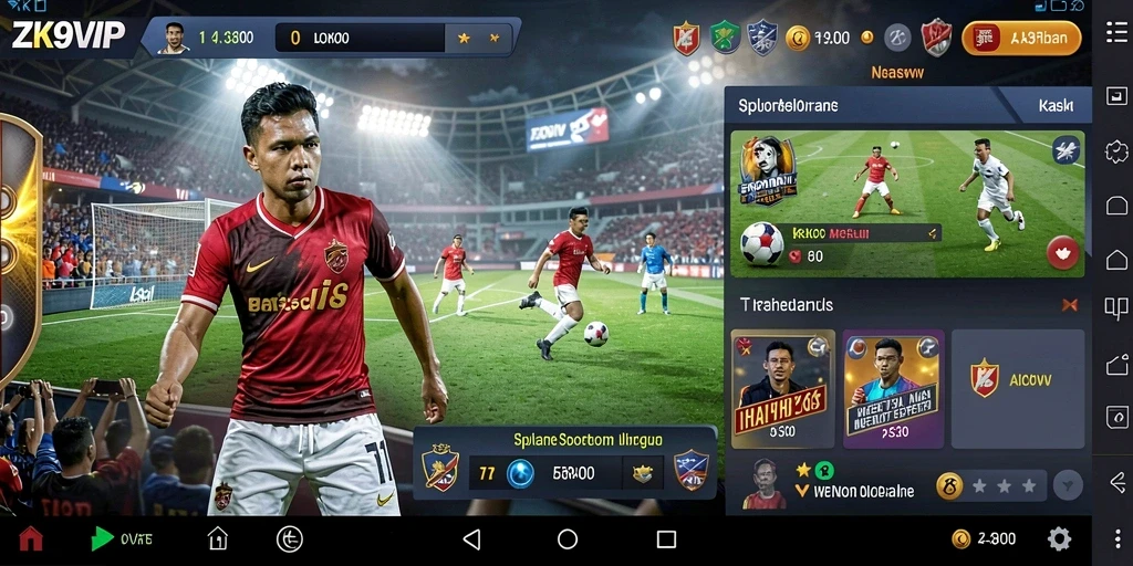 Tampilan gameplay menarik dari aplikasi Sportsbook ZK9VIP.